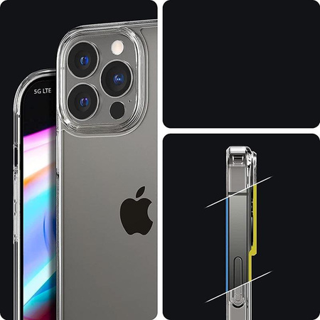 Spigen Ultra Hybrid - Hülle für iPhone 13 Pro (Transparent)
