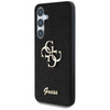 Guess Fixed Glitter Big 4G Metal Logo - Hülle für Samsung Galaxy S25+ (schwarz)