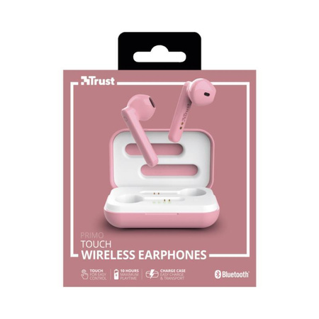 Trust Primo Touch - Kabellose Bluetooth-Kopfhörer (rosa)