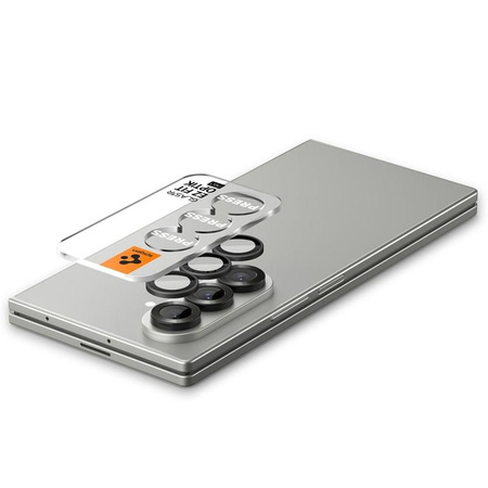 Spigen Optik Pro HD GLAS.TR EZ Fit Camera Protector 2er-Pack - Objektivschutzglas für Samsung Galaxy Z Fold 7 (2 Stück)(Schwarz)