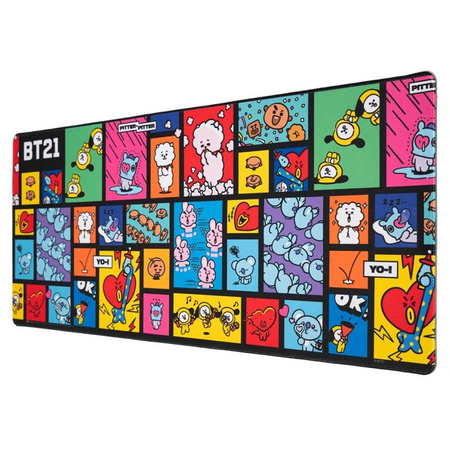 Line Friends BT21 - Tapis de jeu/de bureau XXL