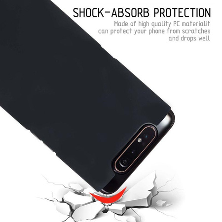 Crong Smooth Skin - Etui Samsung Galaxy A80 / A90 (noir)