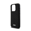 DKNY 3D Rubber Repeat Pattern - Case for iPhone 15 Pro (Black)