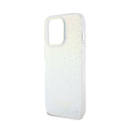 Guess IML Faceted Mirror Disco Iridescent - Case for iPhone 15 Pro Max (Iridescent)