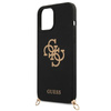 Guess 4G Big Logo Chain - pouzdro pro iPhone 12 / iPhone 12 Pro (černé)