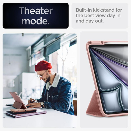 Spigen Urban Fit - Case for iPad Air 13" (M2, 2024) (Rose Gold)