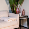 Couverture en flanelle 200x150cm (blanche)