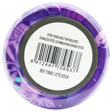 Disney Stitch - Tazza termica XL Rambler in acciaio inox 940 ml