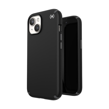 Speck Presidio2 Pro Magsafe - Tasche iPhone 16e / iPhone 15 / iPhone 14 / iPhone 13 (Schwarz / Schiefergrau / Weiß)