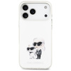 Karl Lagerfeld IML Aquarelle Karl & Choupette & Logo MagSafe - Case for iPhone 17 Pro Max (white)