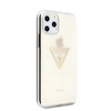 Guess Solid Glitter Triangle - Case for  iPhone 11 Pro (Gold)