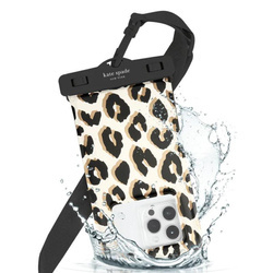 Kate Spade New York Waterproof Floating Pouch - Etui wodoodporne do smartfonów do 6.7" (City Leopard)