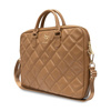 Brašna na počítač Guess Quilted 4G - 15" / 16" brašna na notebook (hnědá)