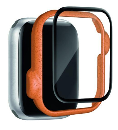 Puro Flexible Shield Edge to Edge - Hibrid kijelzővédő üveg + applikátor Apple Watch 7 (41 mm) számára