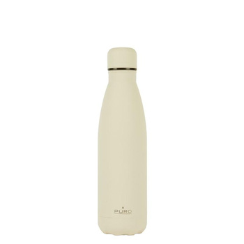 PURO ICON - Termo láhev z nerezové oceli 500 ml (béžová) (prášková barva)