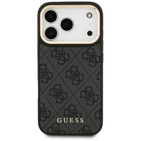 ETUI DO IPHONE 17 PRO do MAGSAFE GUESS + PORTFEL MAGNETYCZNY ZESTAW CZARNY