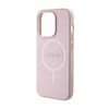 Guess Saffiano MagSafe - iPhone 15 Pro Max Tasche (rosa)