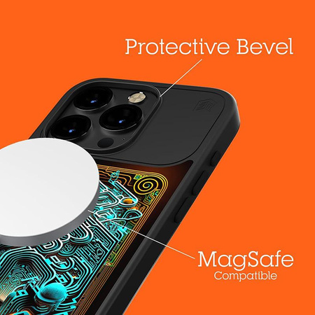 STM Reveal Warm MagSafe - iPhone 15 Tasche (Black Realm)