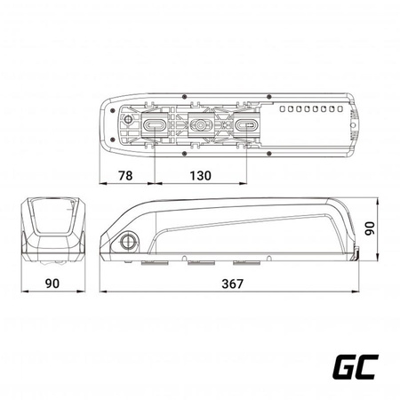 Grüne Zelle - 36V E-Bike 14.5Ah (522Wh) GC PowerMove Batterie
