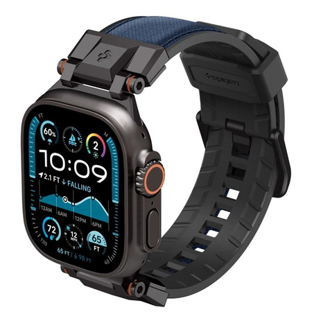 Spigen DuraPro Armor - Armband für Apple Watch 44/45/46/49 mm (Navu Blau)