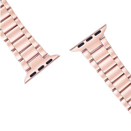 Case-Mate Linked - Bracelet en acier inoxydable pour Apple Watch 38/40/41 mm (Rose Gold)