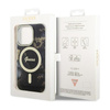 Guess Golden Marble MagSafe - iPhone 14 Pro Max Tasche (Schwarz)