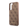 Guess 4G Metal Logo - Etui Samsung Galaxy S23+ (brązowy)