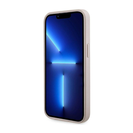 Guess 4G Printed Stripes MagSafe - pouzdro pro iPhone 13 Pro (růžové)