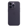 Apple Leather Case - Skórzane etui z MagSafe do iPhone 14 Pro (atramentowy)