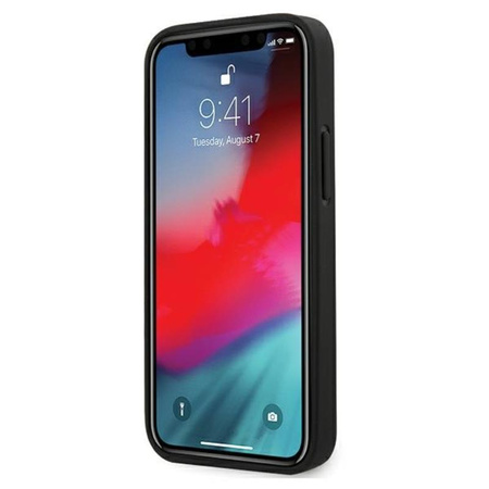 Guess 4G Triangle Collection - pouzdro pro iPhone 12 mini (hnědé)