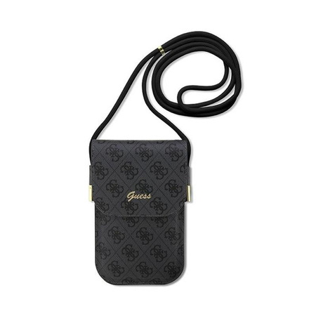 Guess 4G Metal Script Logo - Crossbody Handytasche (schwarz)