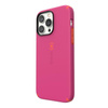 Speck CandyShell Pro + MagSafe - Coque pour iPhone 14 Pro Max avec revêtement MICROBAN (Digital Pink / Energy Red)