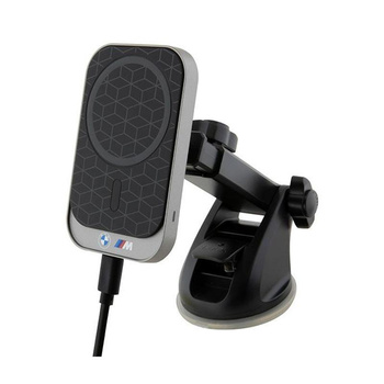 BMW MagSafe M Edition - Mágneses autós tartó 15W-os vezeték nélküli töltéssel (fekete)
