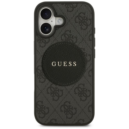 Guess 4G Circle Classic Logo MagSafe – Case iPhone 17 (Black)