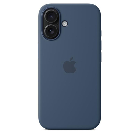 Apple Silikonhülle - Silikonhülle mit MagSafe für iPhone 16 (Denim)