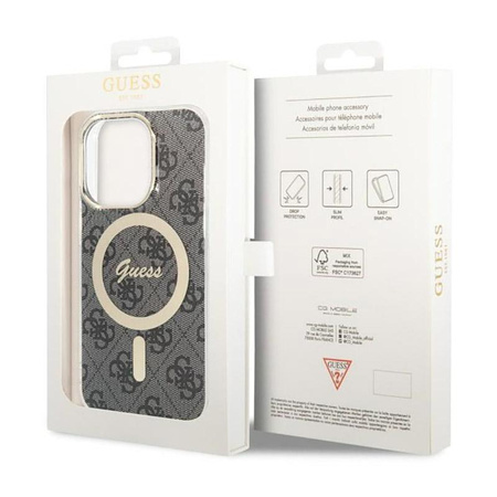 Guess 4G MagSafe - iPhone 14 Pro tok (fekete)
