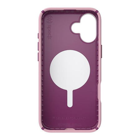 Speck Presidio2 Pro ClickLock & MagSafe - Pouzdro iPhone 16 Plus (Wednesday Pink / Boysenberry Purple / White)