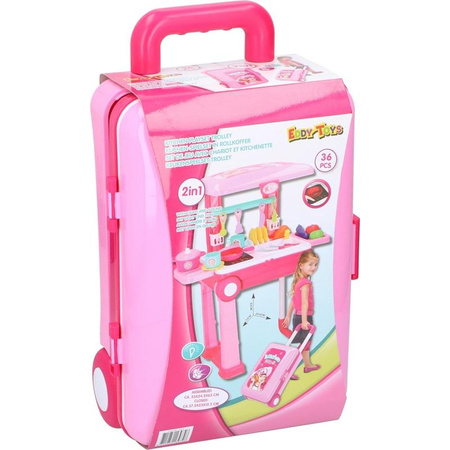 Eddy toys - Kit in a suitcase Kitchen