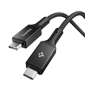 Spigen EB10010CC Essential - USB-C to USB-C PD Cable 100W 1m (Black)