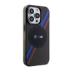 BMW Tricolor Streifen MagSafe - iPhone 14 Pro Max Tasche (Grau)
