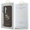 Guess Genarbtes Großes 4G Logo Kleines Klassisches Logo - Tasche für Samsung Galaxy S25+ (braun)