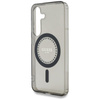 Guess Rhinestones Printed Classic Logo MagSafe - Etui do Samsung Galaxy S25 (czarny)