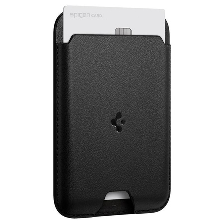 PORTFEL SPIGEN MAGSAFE NA KARTY, DO IPHONE, Dokumenty, Magnetyczny, Czarny