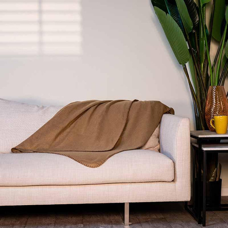 Fleecedecke 170x130 cm (braun)