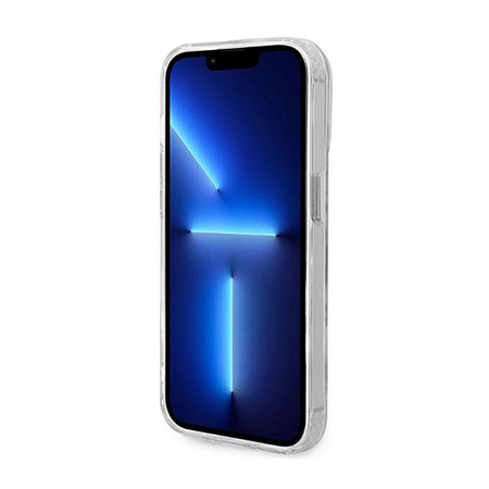 Guess Metal Outline MagSafe - Hülle für iPhone 14 Pro Max (Klar)