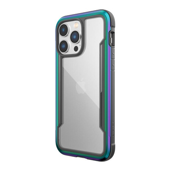 X-Doria Raptic Shield - Coque aluminium iPhone 14 Pro Max (Chute testée 3m) (Iridescent)