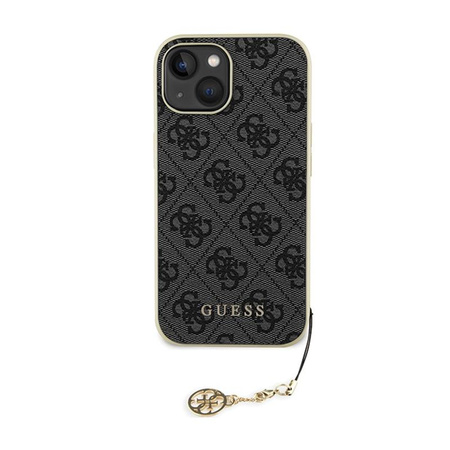 Guess 4G Charms Collection - iPhone 15 tok (szürke)