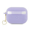 Guess Silicone Heart Charm - AirPods Pro 2 Case (purple)