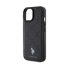 US Polo Assn Yoke Pattern - Etui iPhone 15 (czarny)