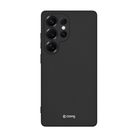 Crong Color Cover - Custodia per Samsung Galaxy S25 Ultra (Nero)